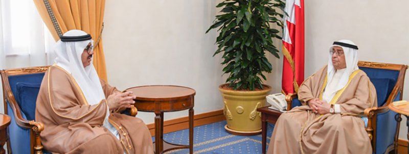 سمو الشيخ محمد بن مبارك آل خليفة يستقبل النائب عبدالله الذوادي