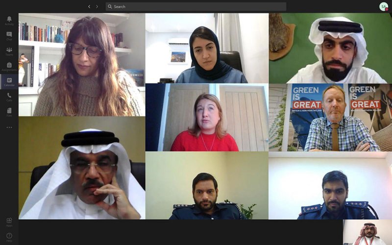 مدير تنفيذ الأحكام يجتمع مع رئيس البرامج بالسفارة البريطانية
