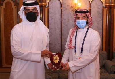 نائب رئيس اتحاد الكرة يشهد مباراة الاتفاق والهلال