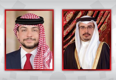 سمو ولي العهد يتلقى برقية تعزية من ولي عهد الأردن