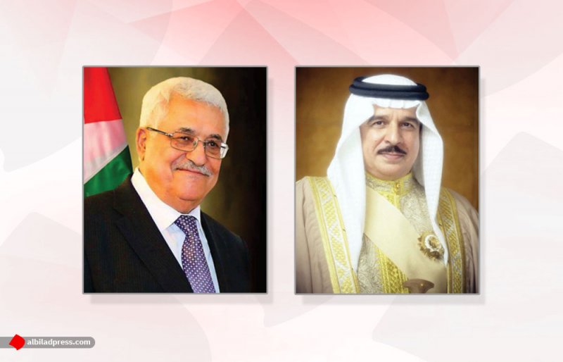 جلالة الملك المفدى يتلقى برقية تعزية من الرئيس الفلسطيني