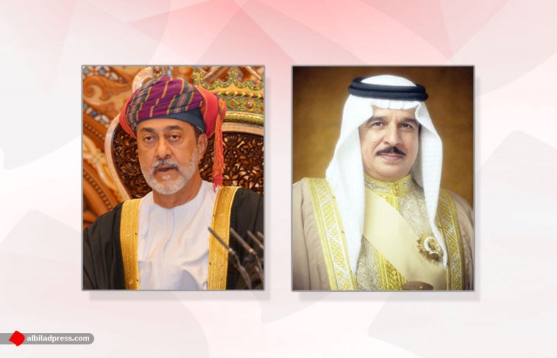 جلالة الملك المفدى يتلقى برقية تعزية من سلطان عمان