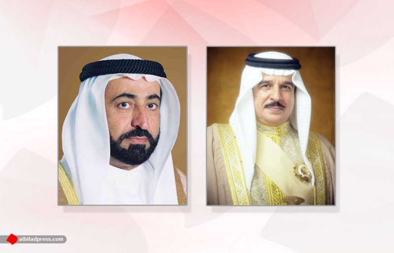 جلالة الملك المفدى يتلقى برقيات تعزية من حاكم الشارقة ونائبيه