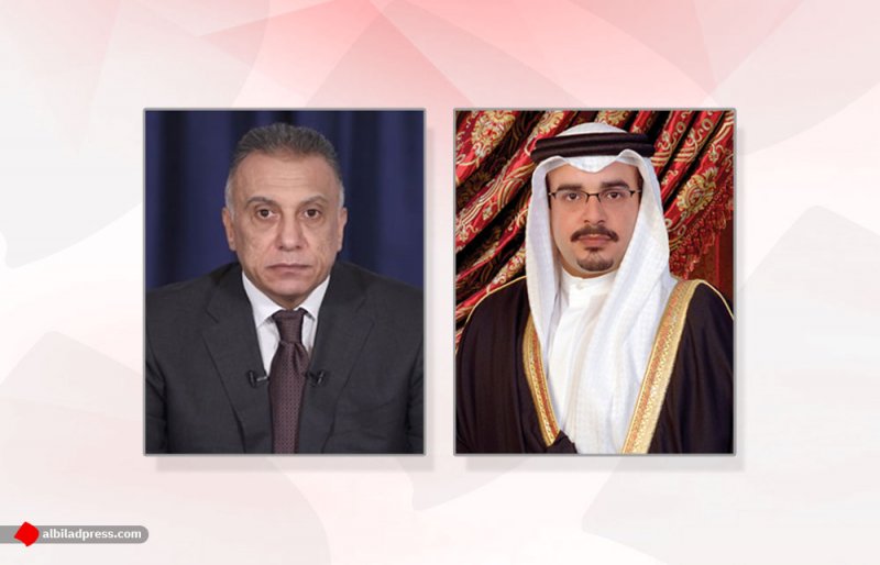 سمو ولي العهد يتلقى اتصالاً هاتفياً من رئيس وزراء العراق