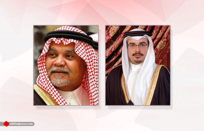 سمو ولي العهد يتلقى اتصالاً هاتفيًا من سمو الأمير بندر بن سلطان