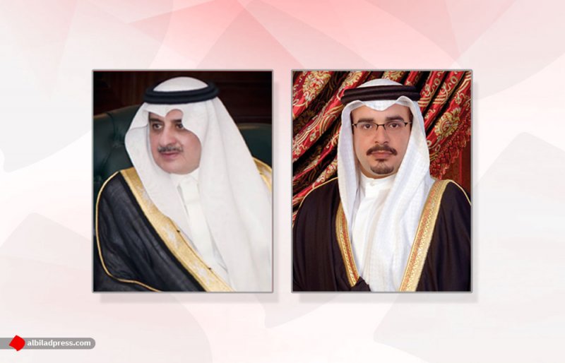 سمو ولي العهد يتلقى اتصالاً هاتفياً من أمير منطقة تبوك