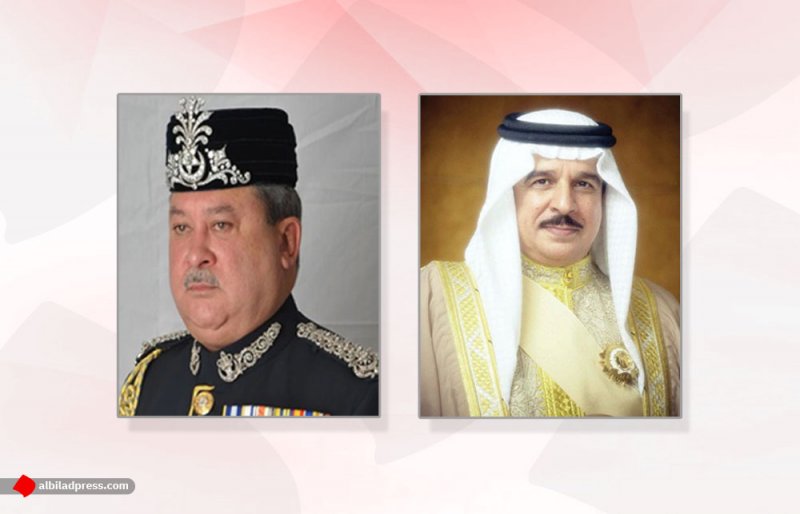 جلالة الملك المفدى يتلقى برقية تعزية من سلطان وحاكم ولاية وإقليم جوهور دار التعظيم بماليزيا