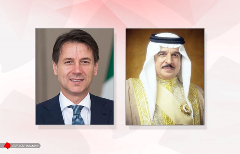 جلالة الملك المفدى يتلقى برقية تعزية من رئيس وزراء إيطاليا