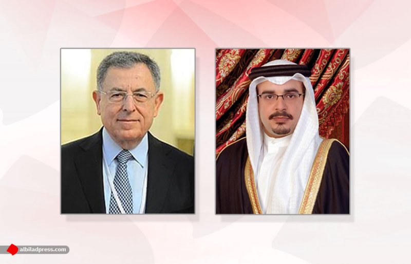 سمو ولي العهد يتلقى برقية تعزية من فؤاد السنيورة