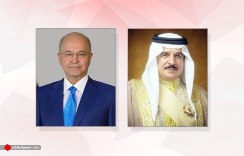 جلالة الملك المفدى يتلقى اتصالا هاتفيا من الرئيس العراقي