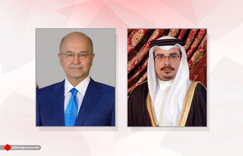 سمو ولي العهد يتلقى اتصالاً هاتفياً من الرئيس العراقي