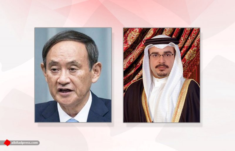 سمو ولي العهد يتلقى برقية تعزية من رئيس وزراء اليابان