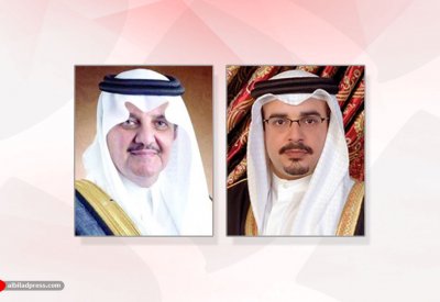 سمو ولي العهد يتلقى اتصالاً هاتفياً من أمير المنطقة الشرقية بالمملكة العربية السعودية