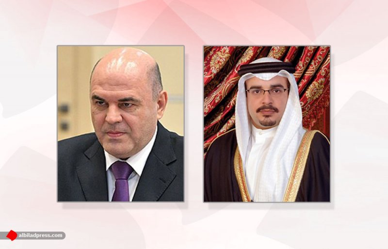 سمو ولي العهد يتلقى برقية تعزية من رئيس وزراء روسيا الاتحادية