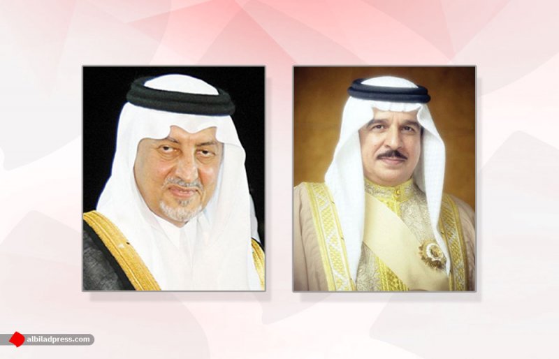 جلالة الملك المفدى يتلقى برقية تعزية ومواساة من سمو الأمير خالد الفيصل آل سعود