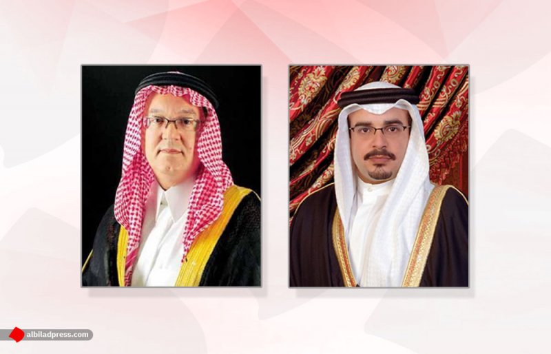 سمو ولي العهد يتلقى برقية تعزية ومواساة من سمو الأمير عمرو بن محمد الفيصل