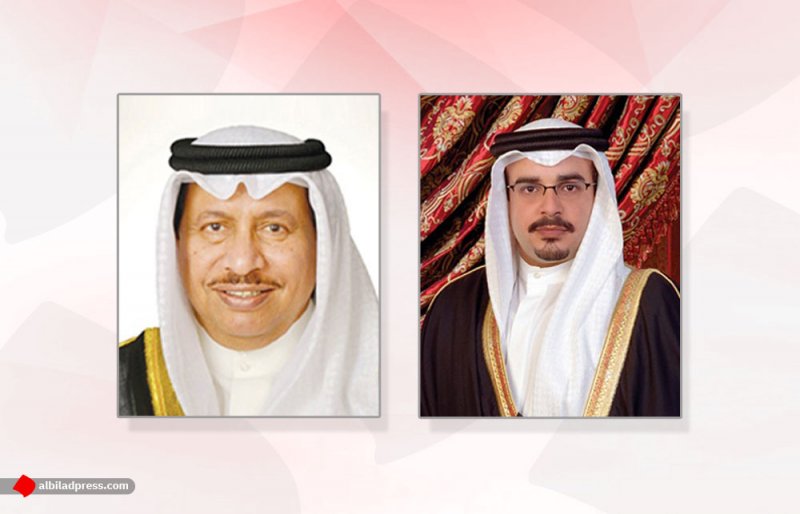سمو ولي العهد يتلقى برقية تعزية ومواساة من سمو الشيخ جابر المبارك الحمد الصباح