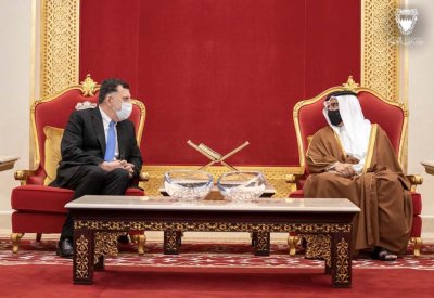سمو ولي العهد رئيس الوزراء يستقبل فخامة السيد فائز السراج رئيس المجلس الرئاسي الليبي