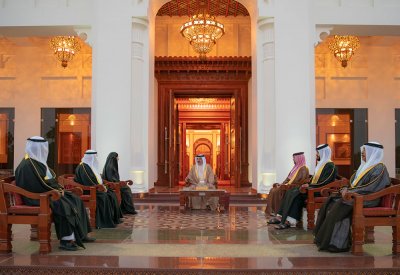 جلالة الملك المفدى يستقبل رئيسي مجلسي النواب والشورى ونائب رئيس المجلس الأعلى للقضاء