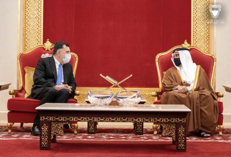 سمو ولي العهد رئيس الوزراء يستقبل فخامة السيد فائز السراج رئيس المجلس الرئاسي الليبي