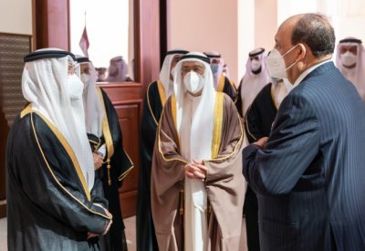 نائب رئيس الوزراء يستقبل رجل الأعمال هشام علي للتعازي بوفاة صاحب السمو الملكي الأمير خليفة بن سلمان آل خليفة