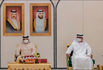 جلالة الملك المفدى وولي عهد أبوظبي وجلالة العاهل الاردني يعقدون قمة ثلاثية في أبوظبي