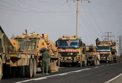 سوريا.. تركيا تعزز وجودها في إدلب بآليات وذخائر جديدة
