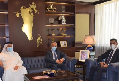وزير شئون الكهرباء والماء يستقبل النائب عبدالنبي سلمان