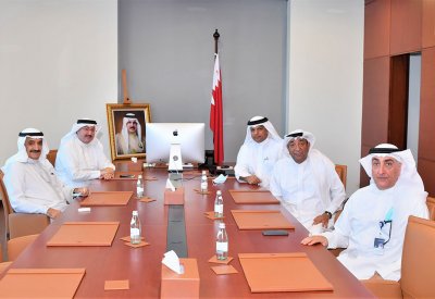 رئيس جهاز المساحة يجتمع مع رئيس غرفة التجارة