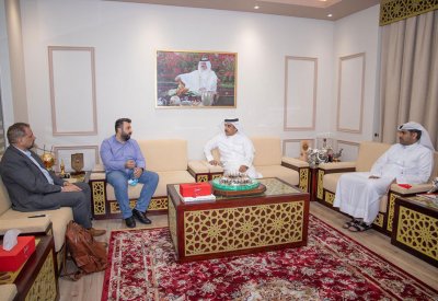 البوعينين يستقبل مدير عام شركة Mediapro