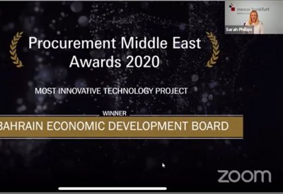 بالصور: البحرين تفوز بـ 3 جوائز في المؤتمر الافتراضي للشرق الأوسط للمشتريات