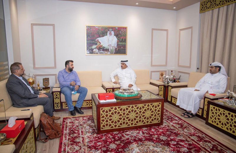 البوعينين يستقبل مدير عام شركة Mediapro