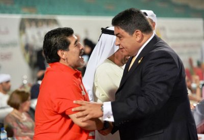 الأولمبياد الخاص الدولى ينعى رحيل دييجو مارادونا صاحب ضربة البداية فى أول تصفيات كأس العالم للاولمبياد الخاص