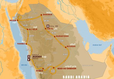 الكشف عن مسار رالي داكار 2021