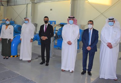 الانتهاء من تشييد محطة ميناء خليفة بن سلمان لتوزيع المياه