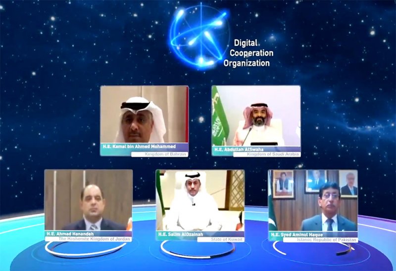 وزير المواصلات والاتصالات يشارك في فعاليات اطلاق منظمة التعاون الرقمي