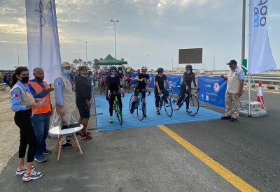 "الدراجات الهوائية" يسجل نجاحا ملفتا في "ضد الساعة فرقي"