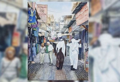 إبراهيم الغانم يحتفي بطبيعة البحرين وتنوّعها عبر لوحات واقعية
