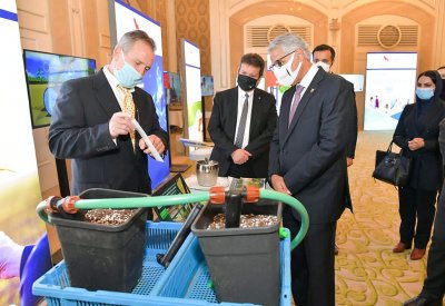 وزير الصناعة يزور معرض الابتكار الإسرائيلي