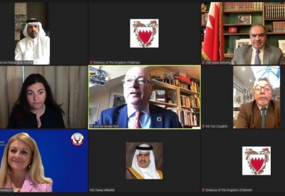 سفارة البحرين لدى المملكة المتحدة تقيم ندوة حول (إعلان مبادئ إبراهيم ومستقبل المنطقة)