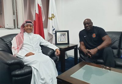 العلوي يستقبل مدرب منتخب السلة ويشيد بالجهاز الفني