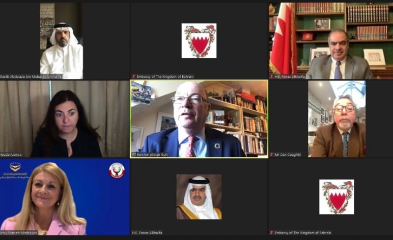 سفارة البحرين لدى المملكة المتحدة تقيم ندوة حول (إعلان مبادئ إبراهيم ومستقبل المنطقة)