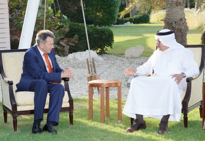 وزير الخارجية يجتمع مع رئيس اللجنة الدولية للصليب الأحمر
