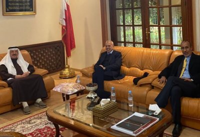 سفير البحرين لدى المملكة المغربية يستقبل رئيس لجنة العلاقات الدولية لحزب العدالة والتنمية المغربي