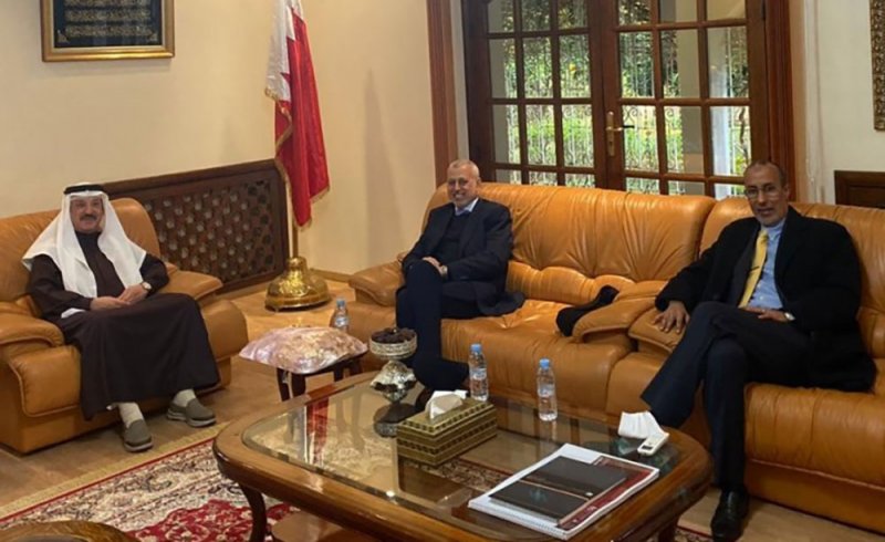 سفير البحرين لدى المملكة المغربية يستقبل رئيس لجنة العلاقات الدولية لحزب العدالة والتنمية المغربي