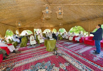 ختام ورشة "تطبيق الري الناقص لترشيد مياه ري النخيل" ضمن اتفاقية تعاون مع جامعة الخليج العربي