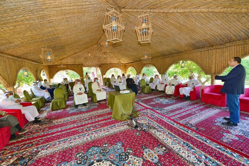 ختام ورشة "تطبيق الري الناقص لترشيد مياه ري النخيل" ضمن اتفاقية تعاون مع جامعة الخليج العربي