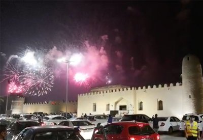 بالفيديو: الألعاب النارية في الرفاع