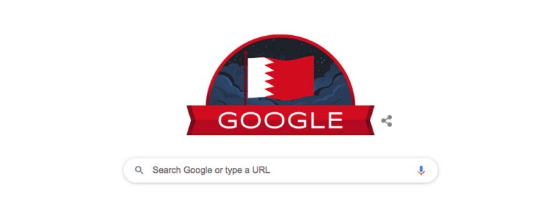 محرك البحث غوغل يشارك البحرين احتفالاتها المجيدة