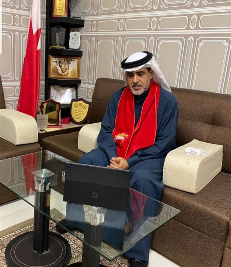 بوعنق يرعى إحتفالية العيد الوطني بتنظيم الفريق المنظم للمؤتمر السنوي الدولي للتوستماسترز "DTAC21"
